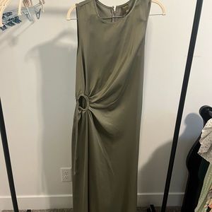Maxi green dress